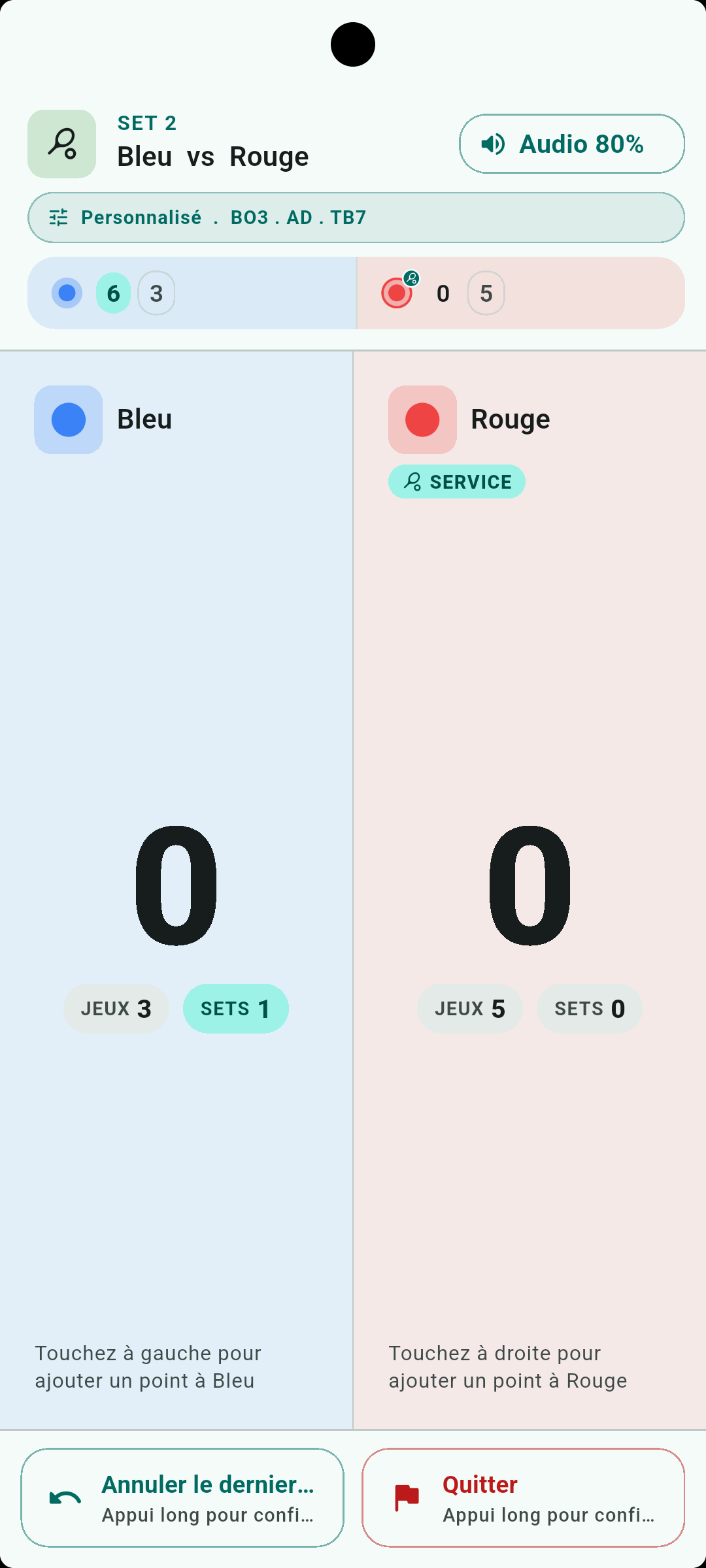 Tableau de score